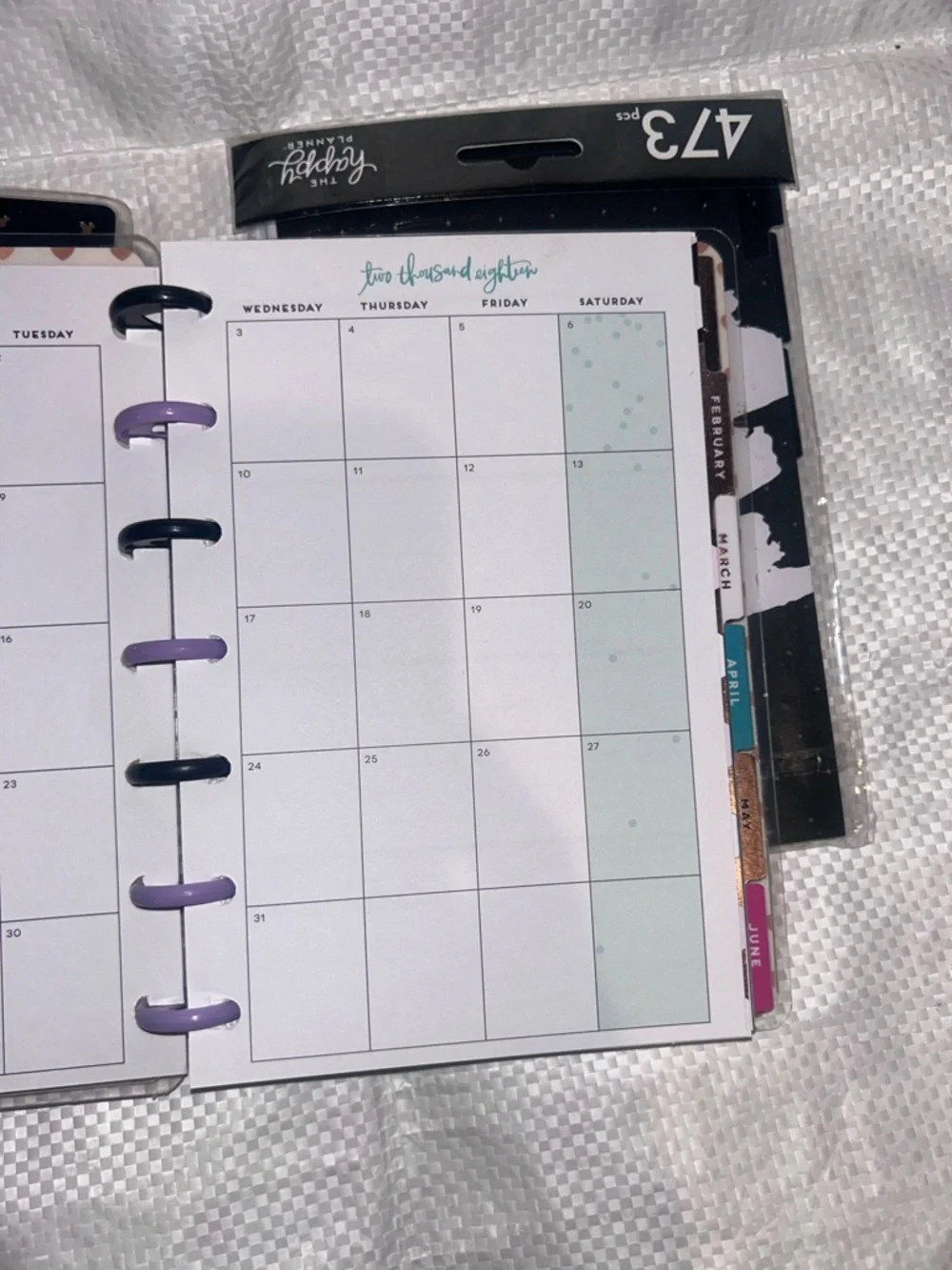 The Happy Planner Pink Polka Dot Retro Chef Cover set of 3 items